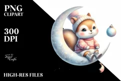 Pastel Baby Squirrel, High-Res PNG Product Image 1