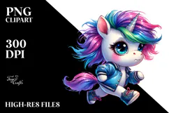 Cool Baby Unicorn, PNG Product Image 2