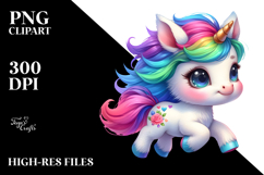 Cool Baby Unicorn, PNG Product Image 2