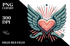 Winged Heart, Transparent PNG Product Image 2