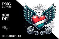 Winged Heart, Transparent PNG Product Image 2