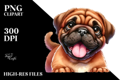 Cute Bullmastiff PNG Product Image 2