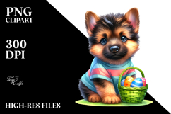 Baby German Shepherd PNG Product Image 2
