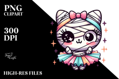 Funny Adorable Mummy in Tutu PNG Product Image 2