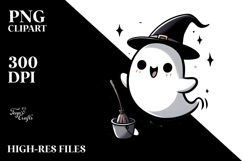 Funny Bougee Ghost Digital Painting PNG Product Image 2