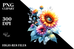 Watercolor Vibrant with Sunflower Product Image 2