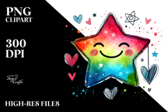 Simple Smiling Star PNG Product Image 2