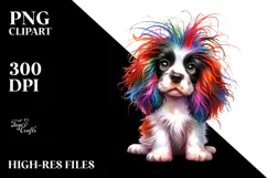 Expressive Baby English Springer Spaniel, PNG Product Image 2