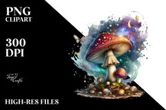 Detailed Magical Mushroom, Transparent PNG Product Image 1