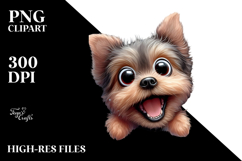 Cute Crazy Yorkipoo Ice Forest Clipart Product Image 2