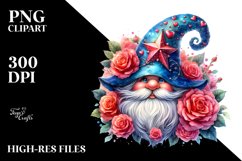 Valentines Gnome with Detailed Hat, Transparent PNG Product Image 2