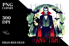 Vampire Hang Tight, PNG Product Image 2