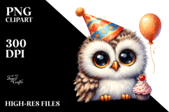 Cute Baby Owl PNG Product Image 2