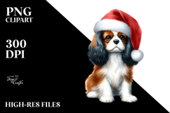 Cute Cavalier King Charles Spaniel PNG Product Image 2