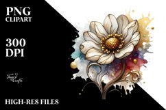 Abstract Wooden Anemone | Sublimation | Clipart Product Image 3