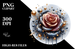 Abstract Glossy Rose, Transparent PNG Product Image 2