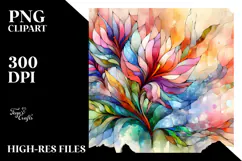 Vibrant Wooden Small Stained Impatiens PNG Product Image 2