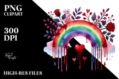 Watercolor Rainbow, PNG Product Image 2