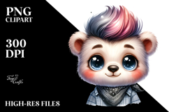 Cute Baby Bear PNG Product Image 2