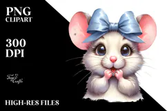 Excited Mouse Portrait Caricature-like | Sublimation | Product Image 2