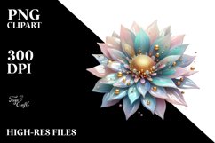 Glossy Sunflower PNG Product Image 2
