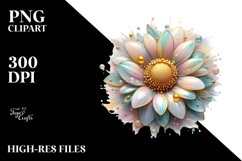 Glossy Sunflower PNG Product Image 2