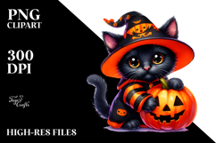 Vibrant Baby Black Cat Halloween Product Image 2