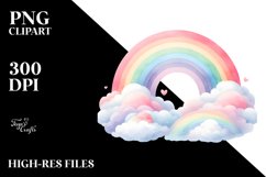 Colorful Pastel Rainbow &amp; Clouds Product Image 3