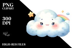 Cute Cloud PNG Product Image 2