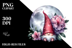Cute Baby Gnome with Big Eyes PNG Product Image 2