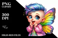 dancing Baby Fairy PNG Product Image 1