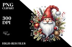 Detailed Christmass Gnome PNG Product Image 1