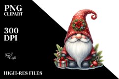 Christmas Gnome, Transparent PNG Product Image 3