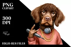 Chesapeake Bay Retriever Hip Hop Singer Product Image 1