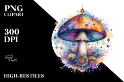 Magical Celestial Mushroom Tarot PNG Product Image 2
