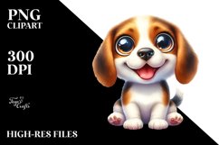 Funny Beagle Smiling | Sublimation | Clipart Product Image 1