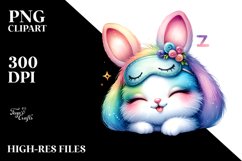 Cute Baby Rabbit with Sleeping Mask Product Image 1
