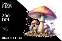 Pastel Mushroom, Transparent PNG Product Image 1