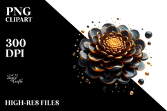 Abstract Marigold PNG Product Image 2