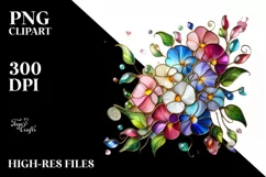 Watercolor Luxury Flower Splash Clipart Product Image 3