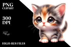 Cute Baby Kitten PNG Product Image 2