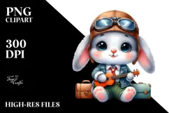 Goofy Baby Bunny PNG Product Image 2