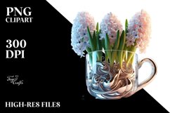 Abstract y Hyacinth | Clipart Product Image 1