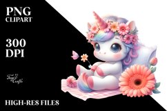 Cute Baby Unicorn Gerbera Product Image 1