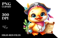 Smiling Cute Baby Duck PNG Product Image 2
