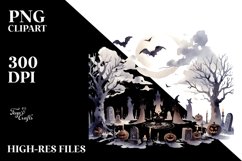 Simple Halloween Mystic Ritual Clipart Product Image 3