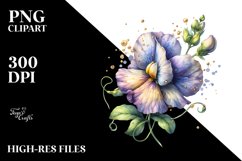 Detailed Sweet Pea Clipart Product Image 1