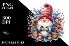 Vibrant Winter Gnome PNG Product Image 1