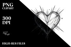 Heart with Spikes, Transparent PNG Product Image 2
