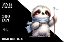 Proud Baby Sloth Expressive | Clipart Product Image 2